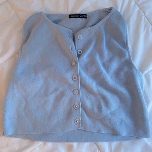 Brandy Light Blue Sweater Vest/Tanktop